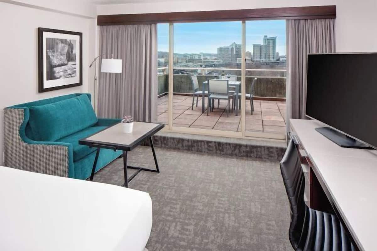 Living area | 50-inch LED TV with satellite channels, TV, iPod dock