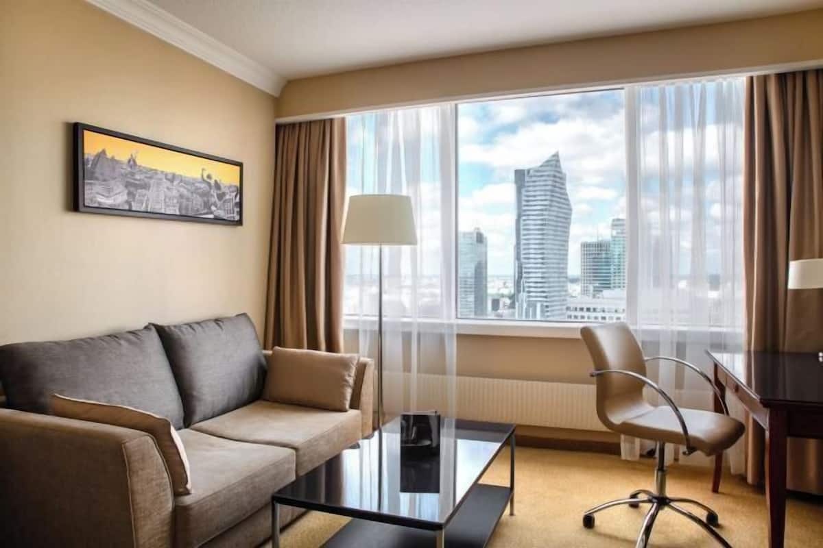 Living area | 55-inch LCD TV with satellite channels, TV, pay films