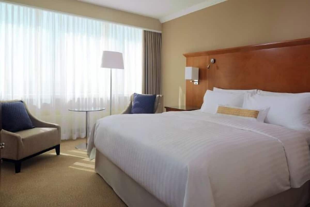 Pillow-top beds, minibar, in-room safe, desk