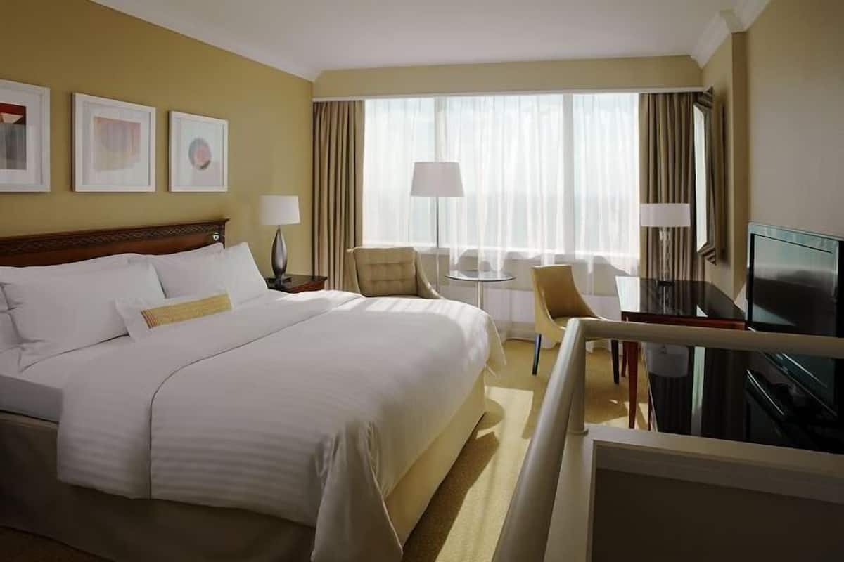 Pillow-top beds, minibar, in-room safe, desk