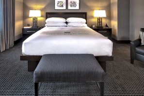 Premium bedding, pillowtop beds, in-room safe, desk