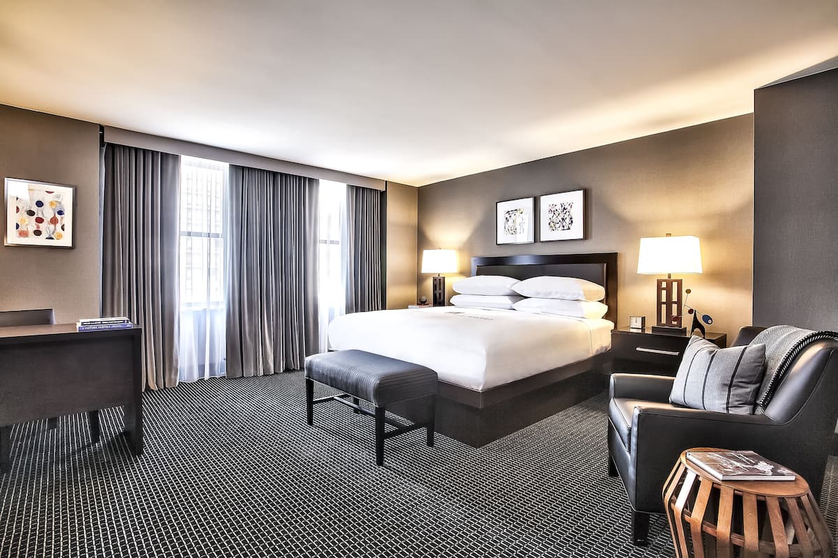 Premium bedding, pillowtop beds, in-room safe, desk