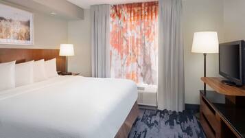 Suite, 1 kingsize-seng med sovesofa | Sengetøy av topp kvalitet, safe på rommet og skrivebord