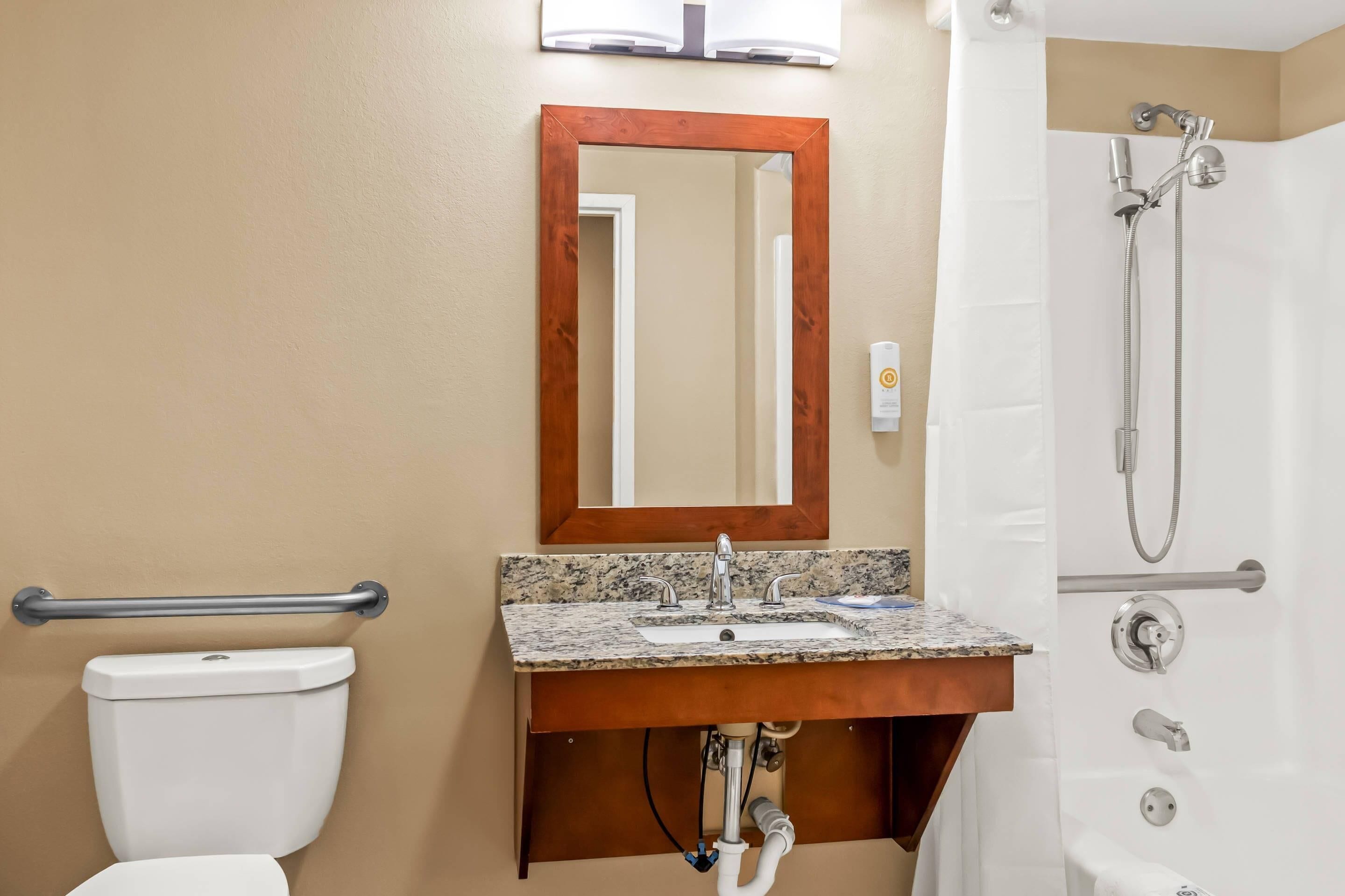 down duvets, pillow-top beds, desk, blackout curtains