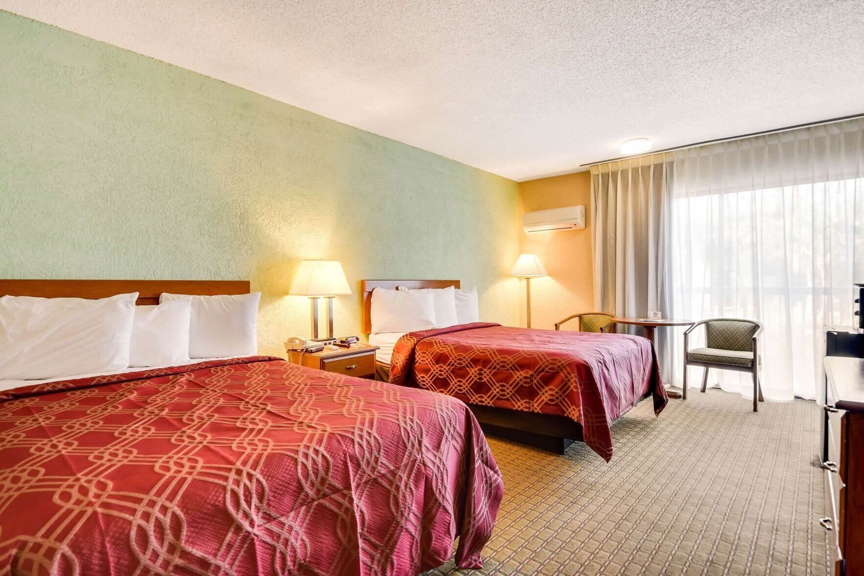 Premium bedding, individually decorated, blackout drapes, soundproofing