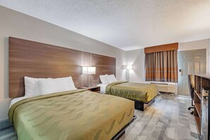 Desk, iron/ironing board, free WiFi, bed sheets
