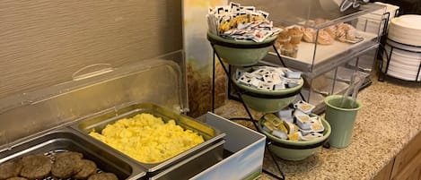Free buffet breakfast