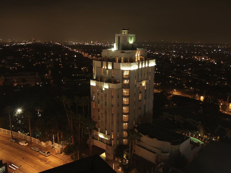 Front of property - evening/night