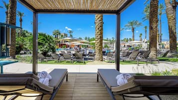 9 piscines extérieures, tentes de plage, parasols de plage