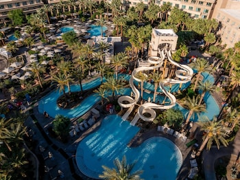 9 outdoor pools, open 7:00 AM to 10:00 PM, cabanas (surcharge) at Grand Hyatt Indian Wells Resort & Villas