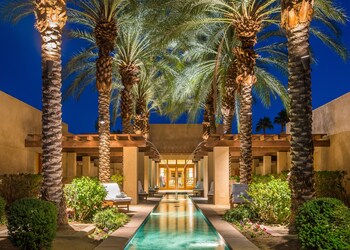 Couples treatment rooms, sauna, spa tub, steam room, body treatments at Hyatt Regency Indian Wells Resort & Spa