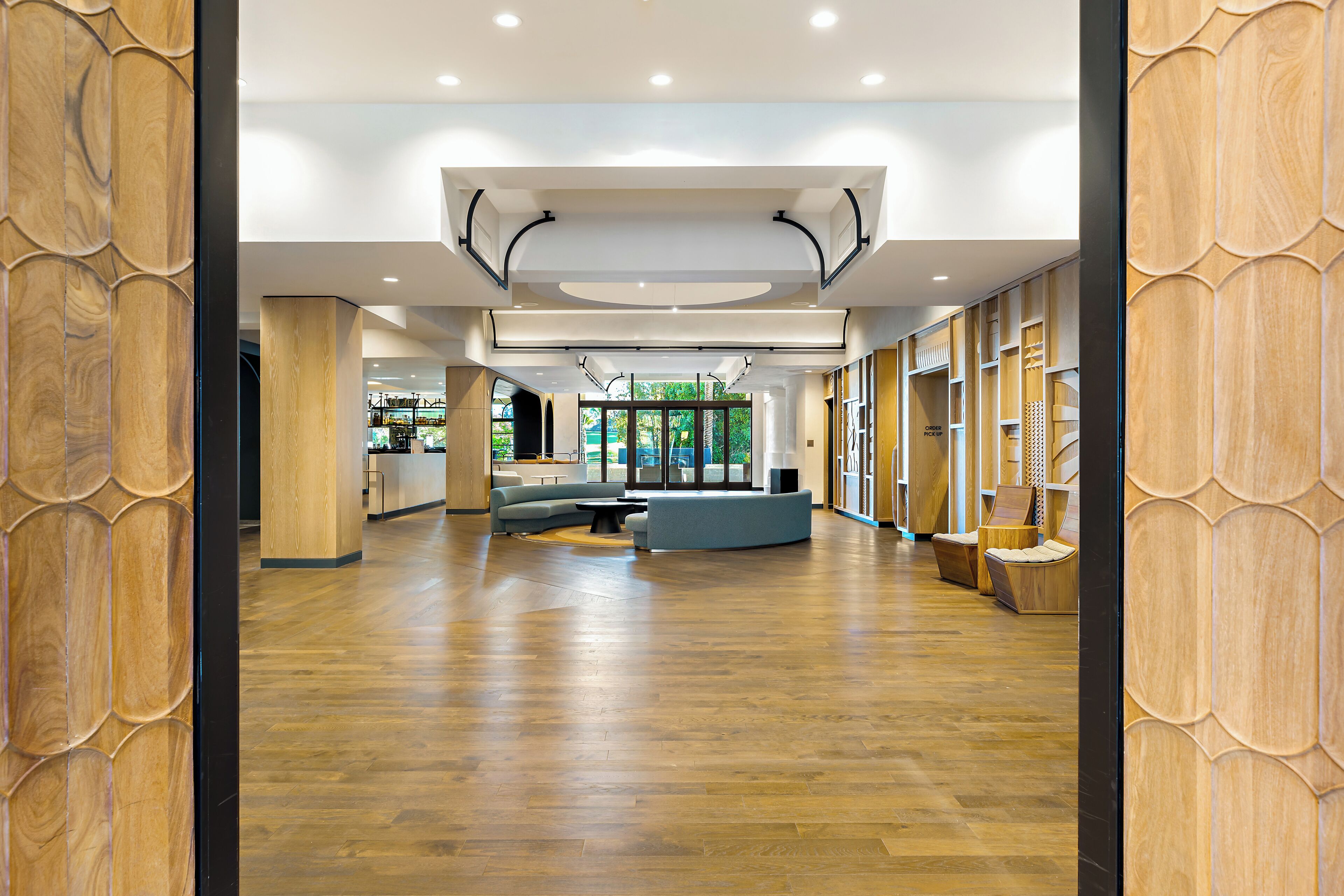 Sala de estar en el lobby