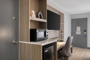 Standard Room, 2 Queen Beds, Accessible, Bathtub (Pet Friendly) | Pillowtop beds, desk, laptop workspace, soundproofing