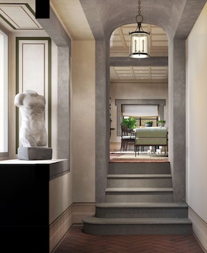 Minibar, in-room safe, individually decorated, individually furnished - Villa San Michele, A Belmond Hotel, Florence (Fiesole)