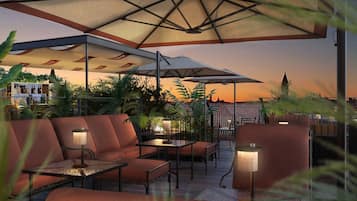 Terrasse sur le toit
