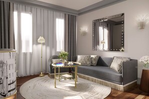 Suite | منطقة المعيشة | تلفزيون بشاشة مسطحة