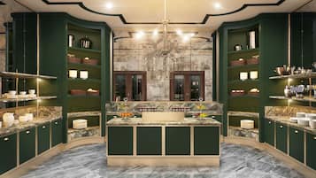 Daily buffet breakfast (EUR 50 per person)