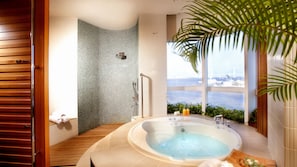 Hot tub, body treatments, aromatherapy, body wraps, body scrubs