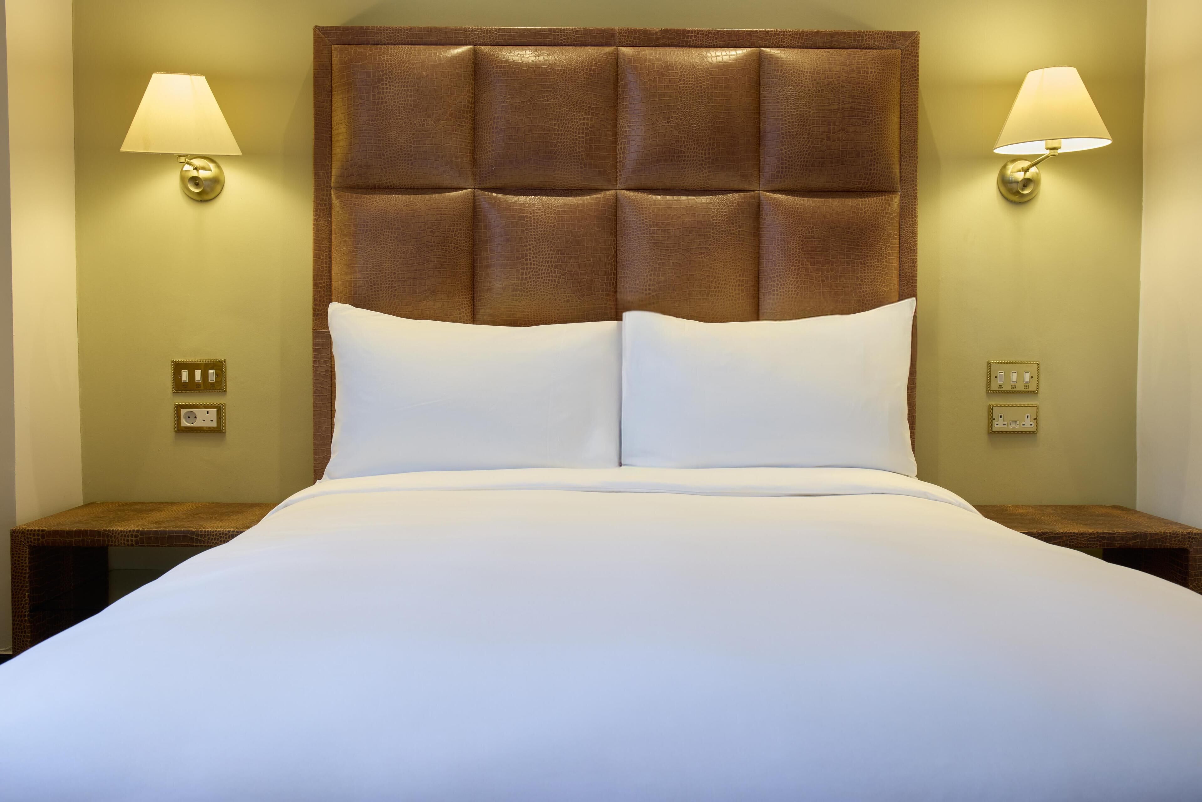 Habitación estándar | Sábanas de algodón egipcio y ropa de cama de alta calidad 