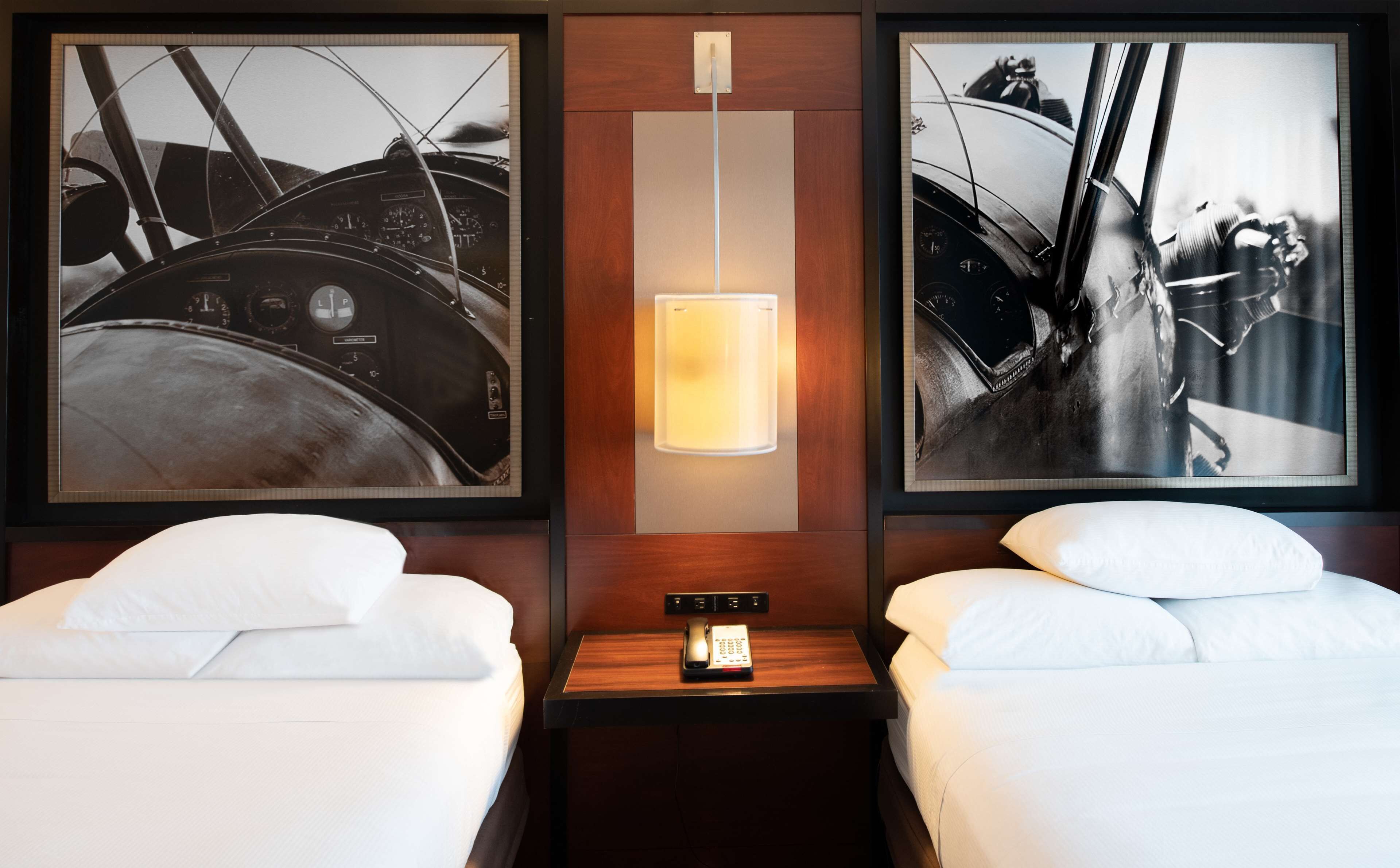 two room suite, 2 double beds with sofa bed, non smoking | premium bedding, in-room safe, desk, laptop workspace