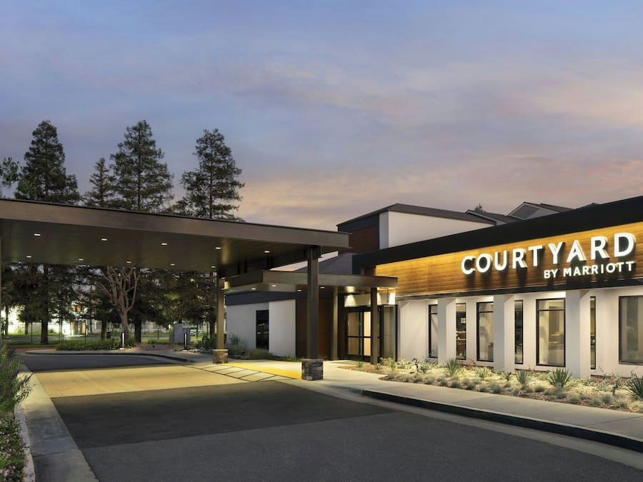 Blick von der Unterkunft