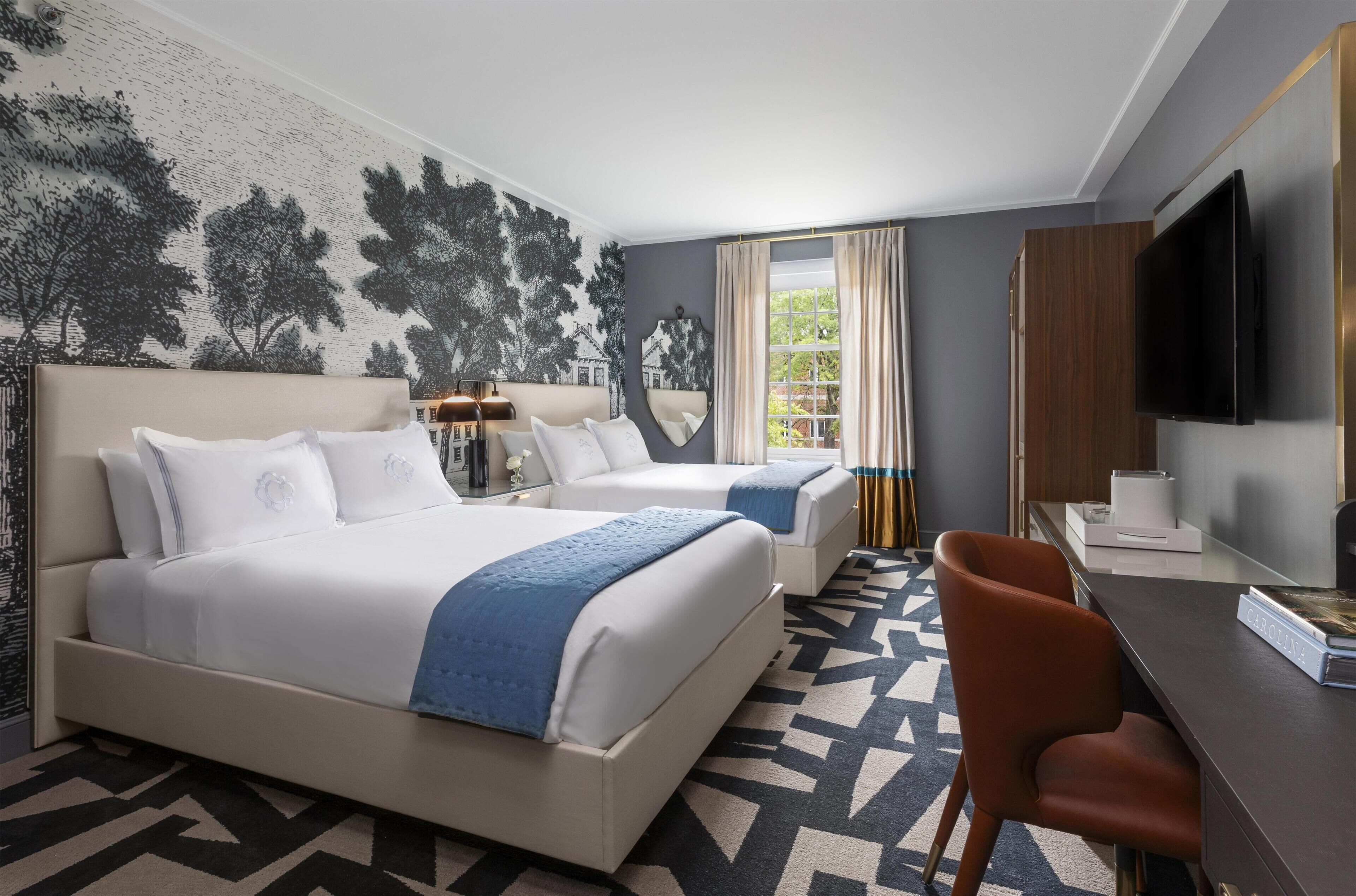 Room, 2 Queen Beds | Premium bedding, pillowtop beds, in-room safe, desk