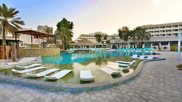 Outdoor pool, open 8:00 AM to 6:00 PM, free pool cabanas, pool umbrellas