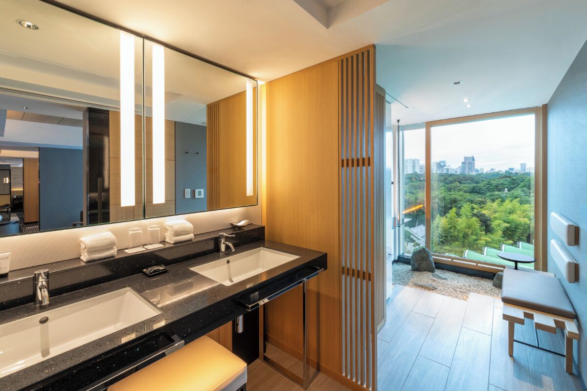 the main shin-edo suite with cypress bath, non-smoking | view from room