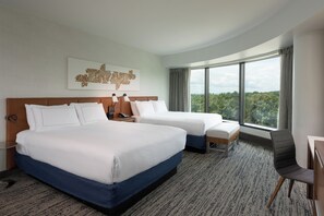 룸, 퀸사이즈침대 2개, 금연 (Panoramic) | 고급 침구, 필로우탑 침대, 객실 내 금고, 암막 커튼