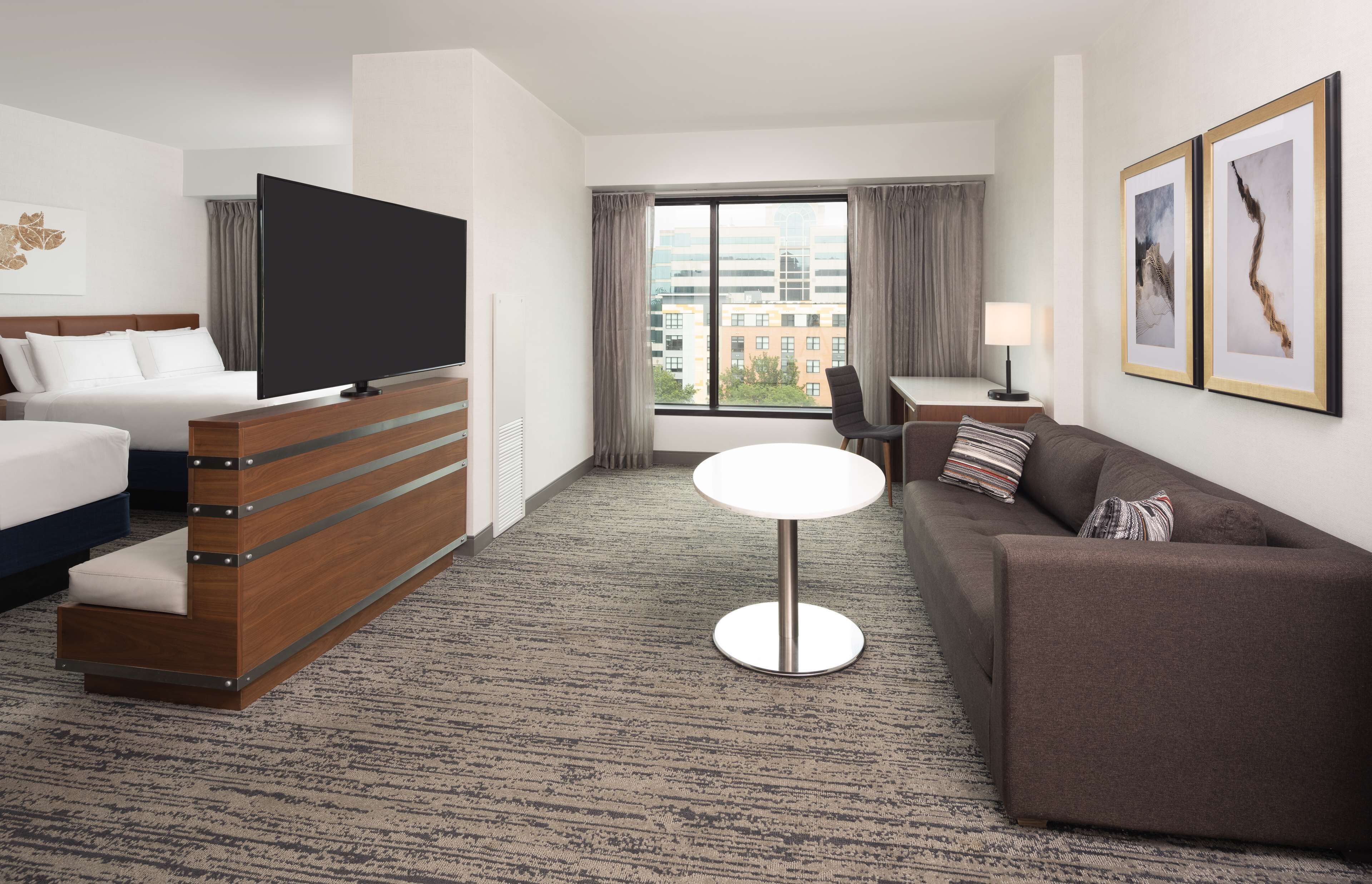 Premium bedding, pillowtop beds, in-room safe, blackout drapes