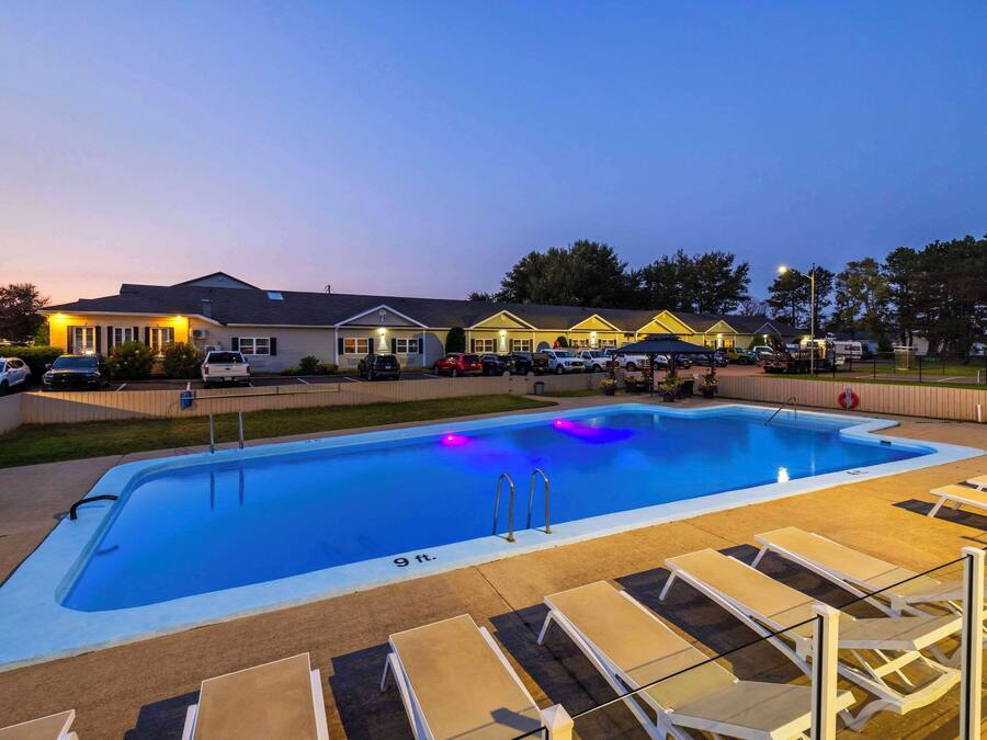 Seasonal outdoor pool, pool umbrellas, sun loungers