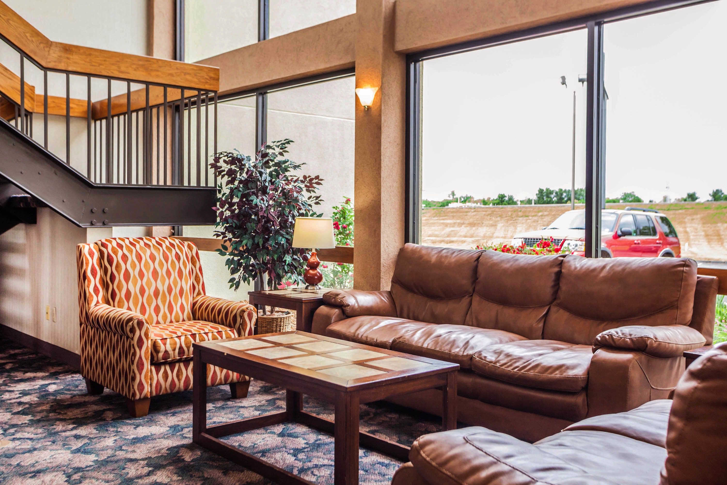 Sittområde i lobbyn