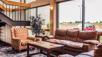 Sittområde i lobbyn