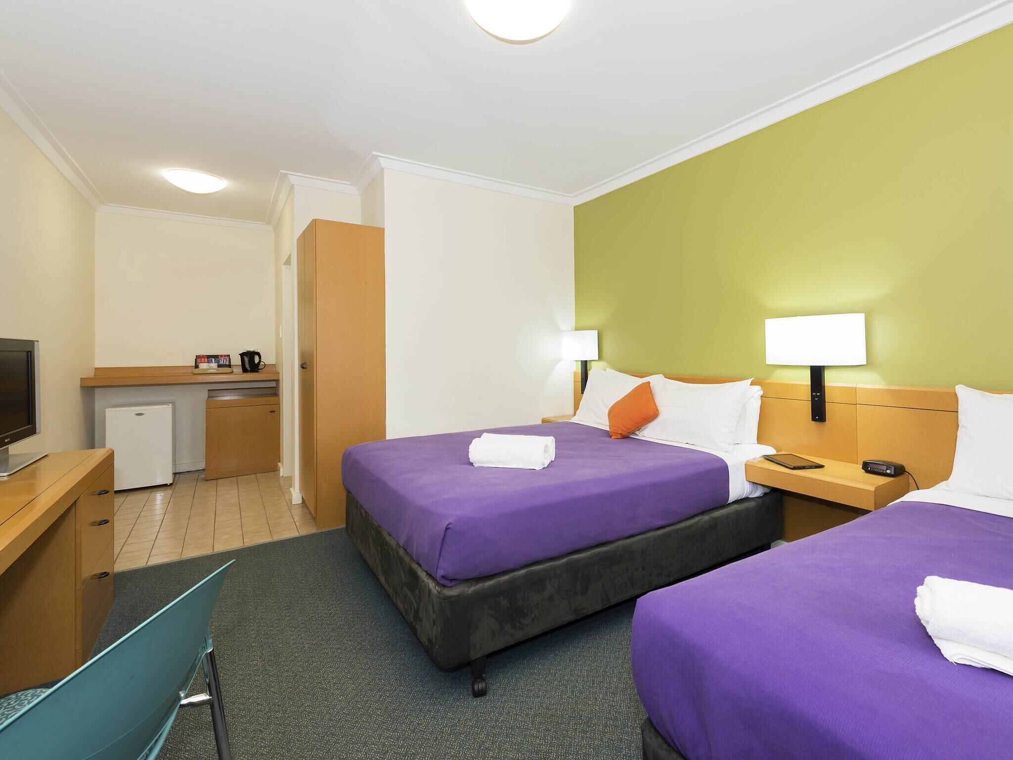 Desk, iron/ironing board, free cribs/infant beds, free WiFi