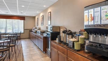 Free daily full breakfast