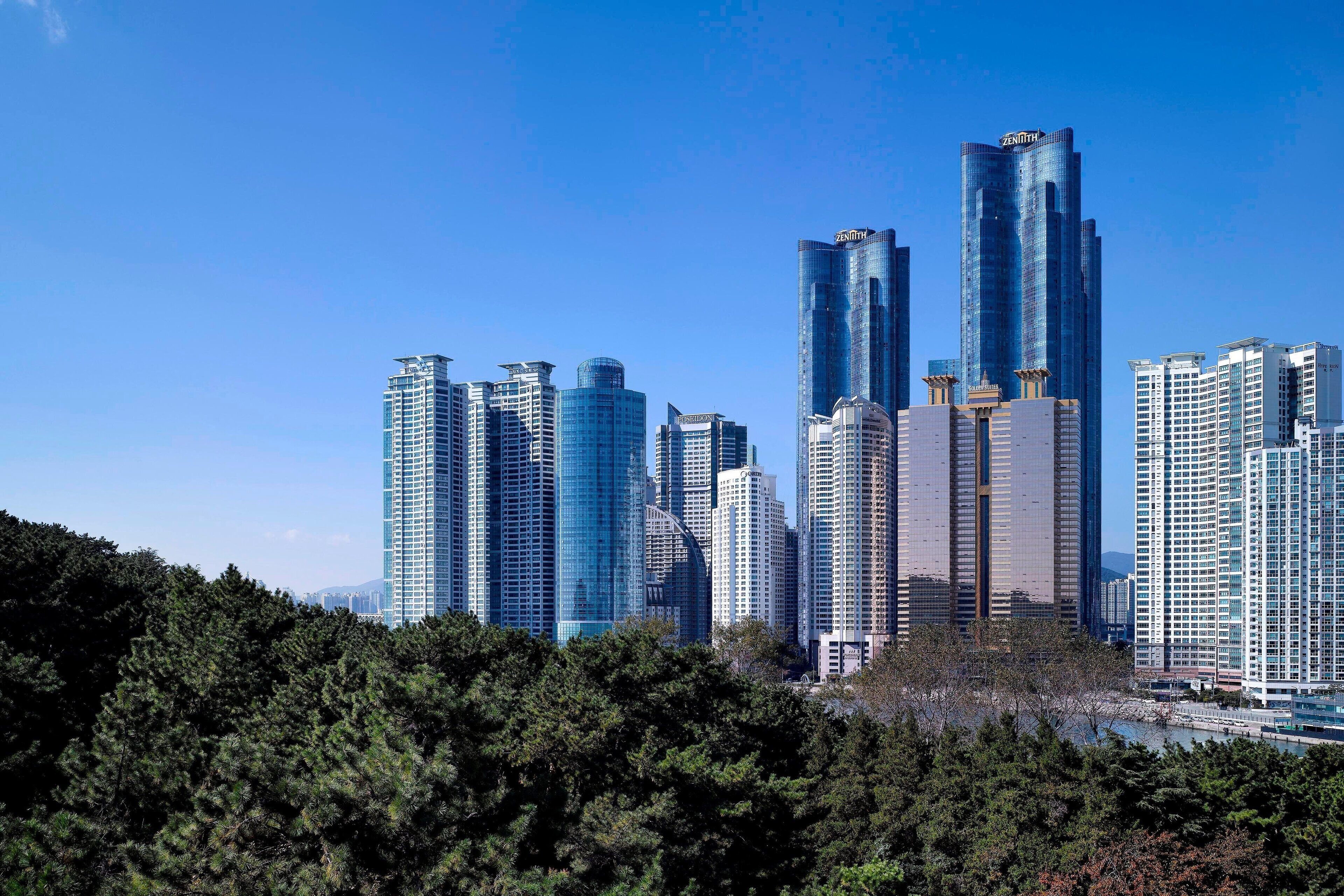 executive park suite, club lounge access, 1 bedroom suite, 1 king, partial sea view, candner room | view from room