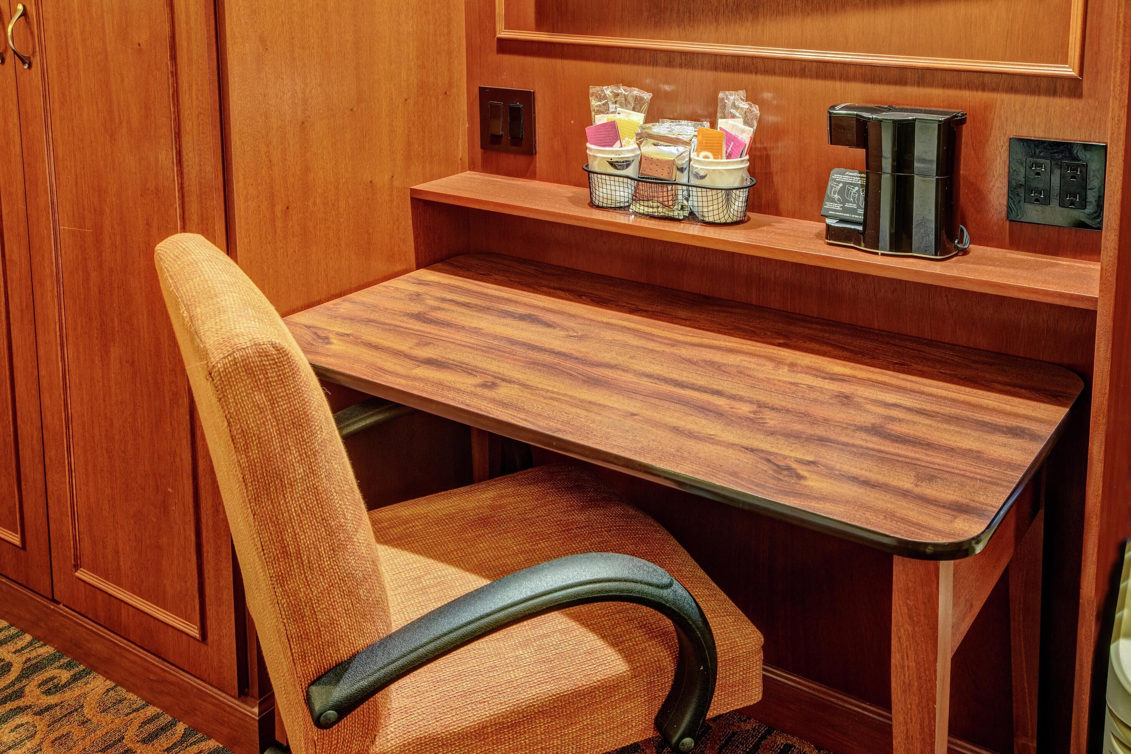 Select Comfort beds, in-room safe, desk, laptop workspace