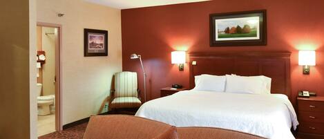 Suite, 1 cama King size, para no fumadores | Camas Select Comfort, caja de seguridad en la habitación y escritorio