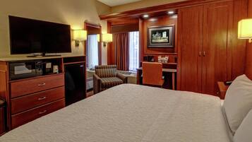 Room, 1 King Bed, Accessible | Select Comfort beds, in-room safe, desk, laptop workspace