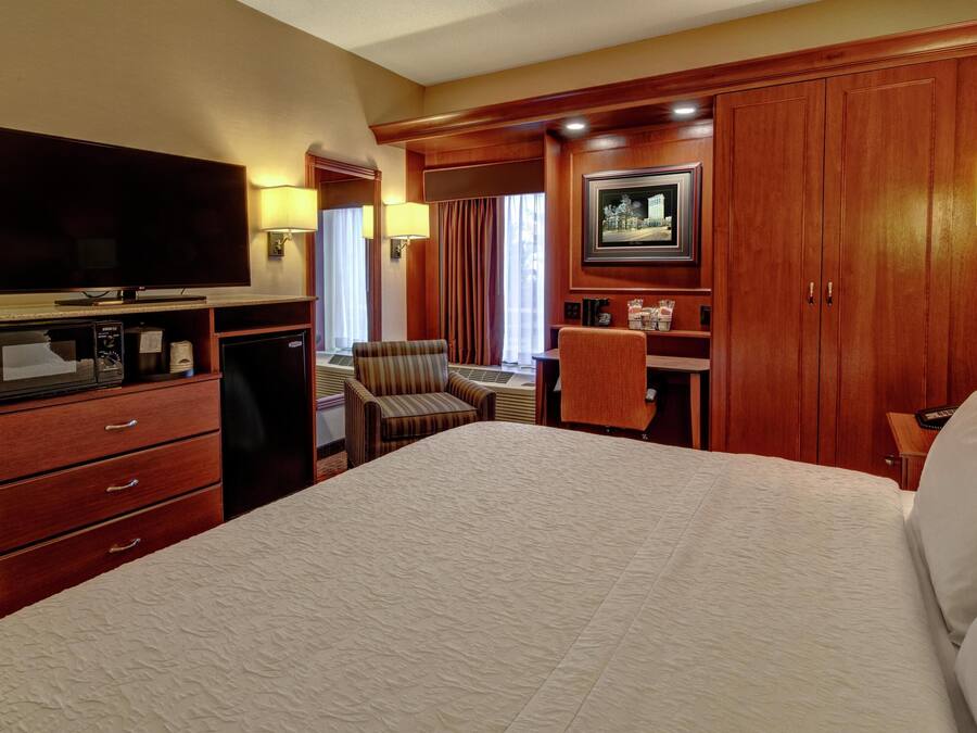 Room, 1 King Bed, Accessible | Select Comfort beds, in-room safe, desk, laptop workspace