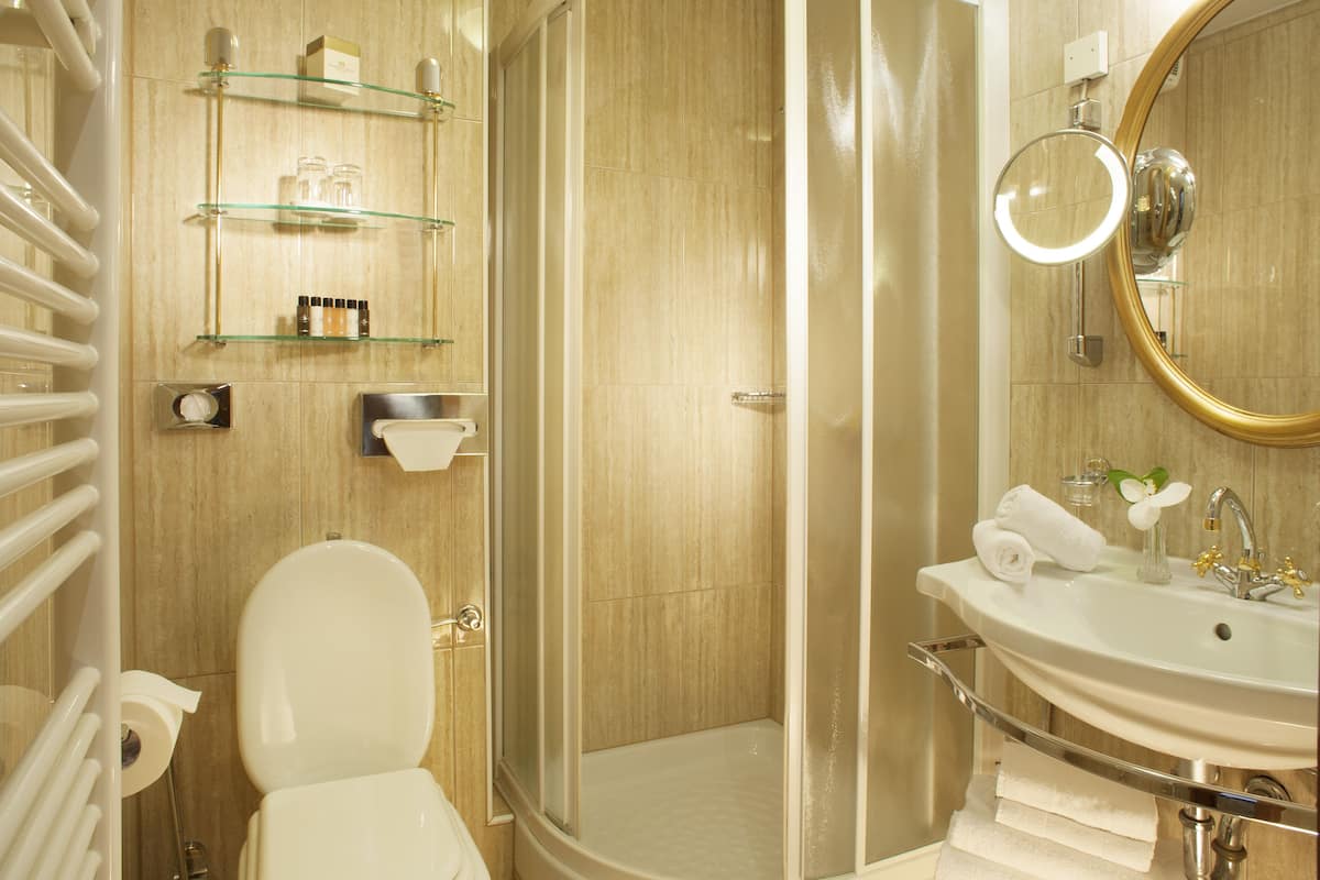 single room, balcony | bathroom | hair dryer, bathrobes, slippers, towels