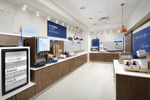 Free daily self-serve breakfast