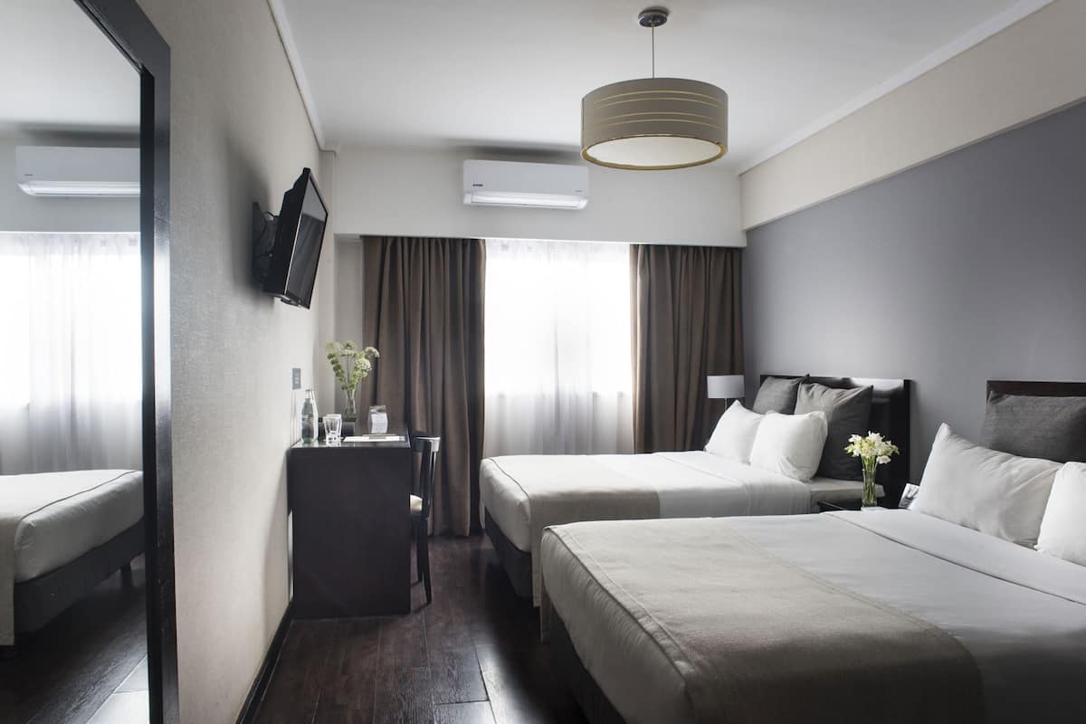 Premium bedding, down comforters, minibar, in-room safe