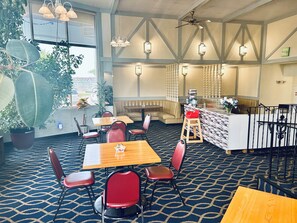 Free daily self-serve breakfast