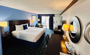 Kamar, 1 Tempat Tidur King, Bebas Asap Rokok | Seprai premium, meja kerja, dan ruang kerja ramah laptop