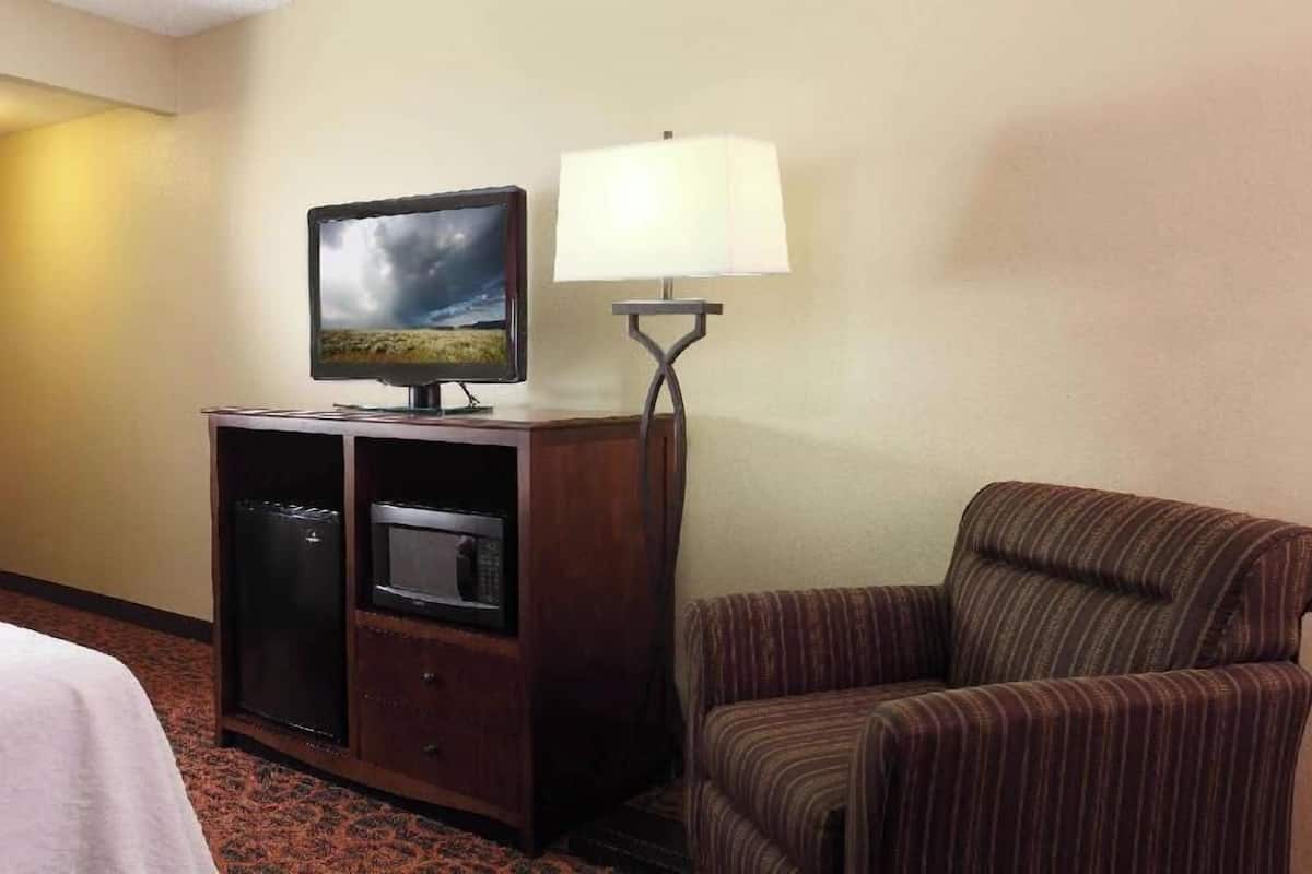In-room safe, desk, iron/ironing board, free cribs/infant beds