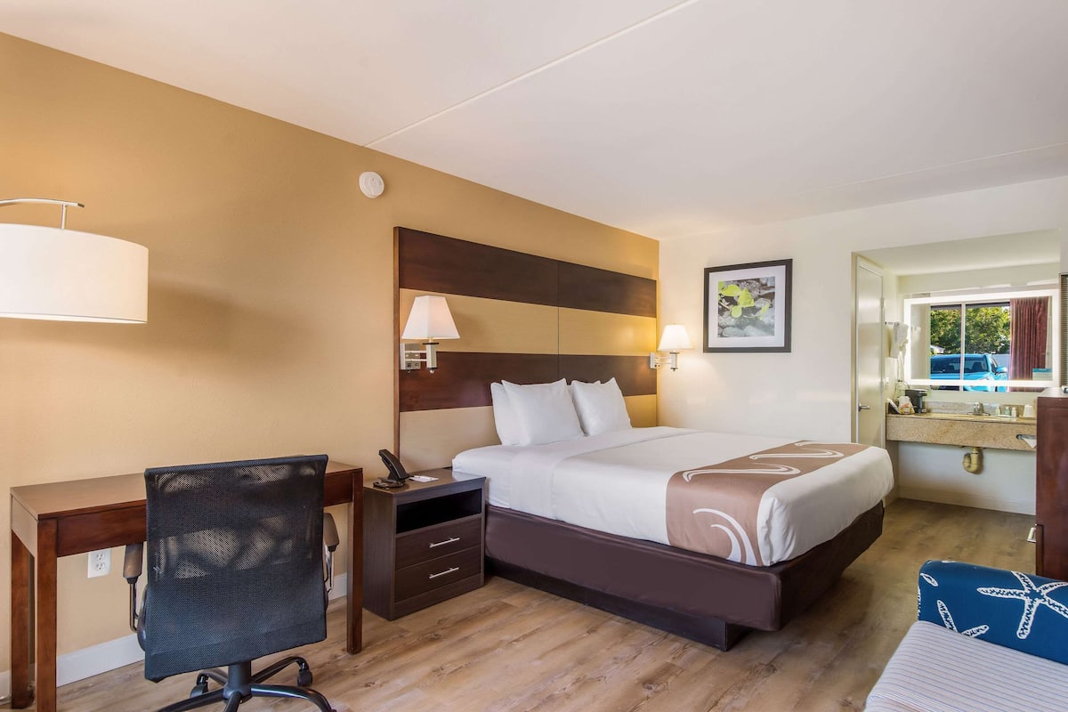Suite, 1 King Bed with Sofa bed, Non Smoking (Upgrade) | Down duvets, desk, laptop workspace, iron/ironing board