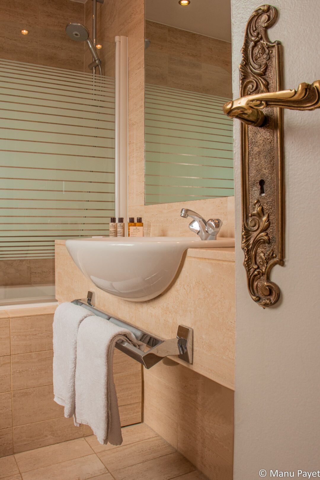 double deluxe room - side street view | living area | tv