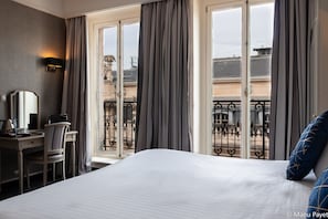 Double Superior room - side street view