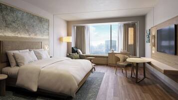 Premium bedding, pillow-top beds, minibar, in-room safe